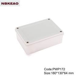 PWP172 Plastic ABS gray IP65 Water Resistant Enclosure for outdoor use outdoor electronics enclosure