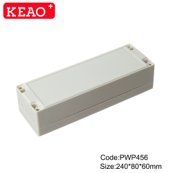 ip65 waterproof enclosure plastic waterproof junction box custom enclosure PWP456 with 240*80*60mm