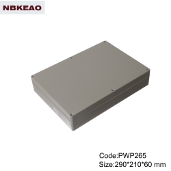 abs box plastic enclosure electronics ip65 waterproof enclosure plastic PPW265 with size 290*210*60m