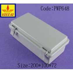 waterproof plastic enclosure waterproof led light enclosure electronic enclosure PWP648 200*100*72mm