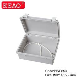 waterproof enclosure box for electronic enclosure box electronic PWP653 with size 190*145*72mm