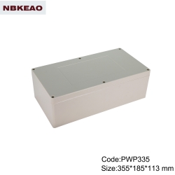 outdoor electronics enclosure ip65 waterproof enclosure plastic PWP335 with size  355*185*113mm
