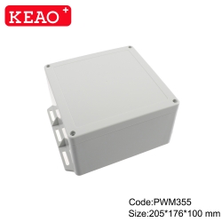 ip65 waterproof enclosure plastic Wall-mounting Enclosure abs junction box PWM355 with 205*176*100mm