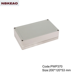 outdoor abs enclosure waterproof junction box plastic electrical enclosure box PWP370 200*120*53mm