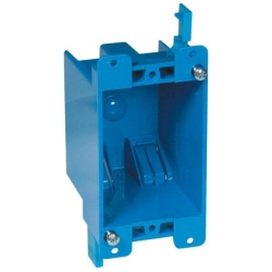 W114R Switch/Outlet Box, Old Work, 1 Gang, 4-1/8-Inch Length by 2-1/4-Inch Width by 2-3/4-Inch D