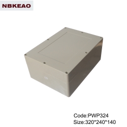 IP65 outdoor telecommunication enclosure nema 4x outdoor enclosure PWP324 with size 320*240*140mm