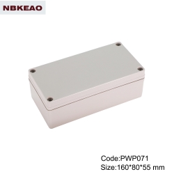 ip65 plastic waterproof enclosure waterproof electronics enclosure PWP071 with size 160*80*55mm