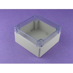 plastic electronic enclosure waterproof junction box outdoor abs enclosure PWP128T with 160*160*90mm