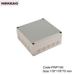 outdoor enclosure waterproof custom enclosures ip65 waterproof enclosure plastic PWP140 178*178*75mm