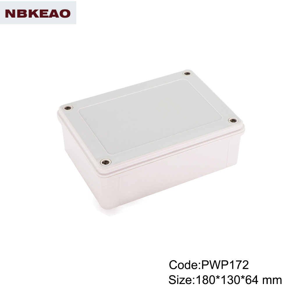 PWP172 Plastic ABS gray IP65 Water Resistant Enclosure for outdoor use outdoor electronics enclosure