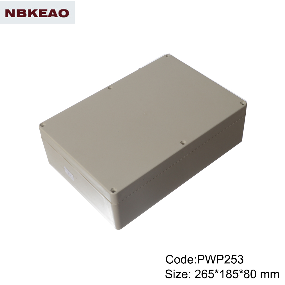 waterproof enclosure outdoor electronics enclosure  plastic waterproof enclosure PWP253 265*185*80mm