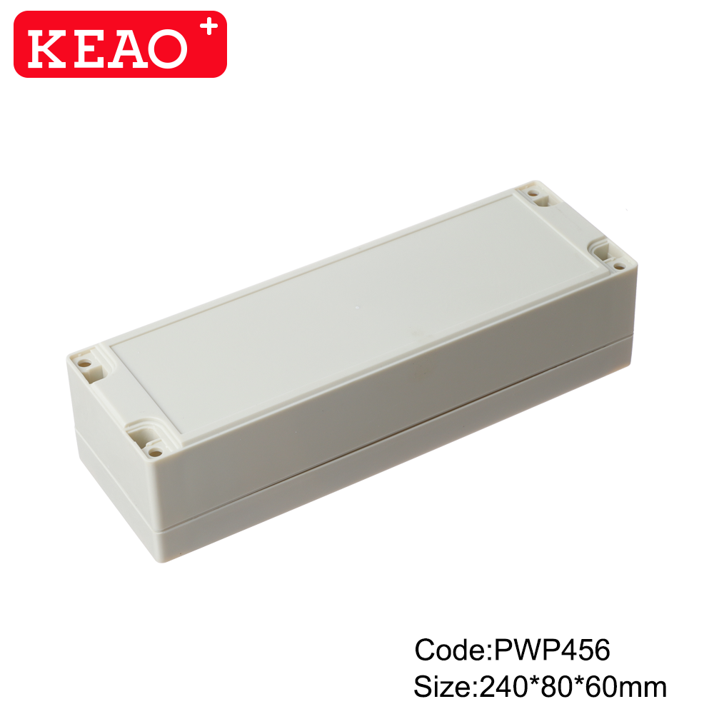 ip65 waterproof enclosure plastic waterproof junction box custom enclosure PWP456 with 240*80*60mm