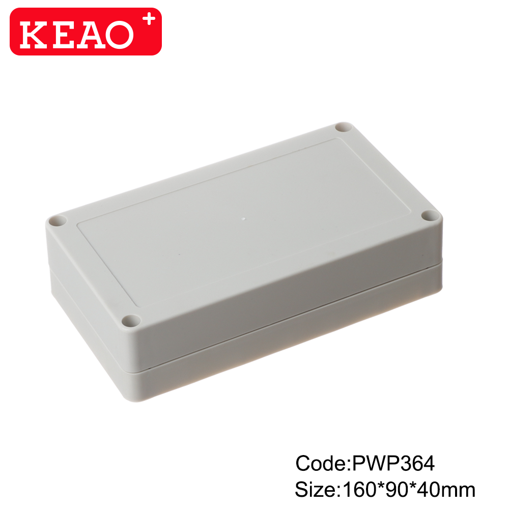 ip65 waterproof plastic enclosure abs box plastic enclosure electronics PWP364 with size 160*90*40mm