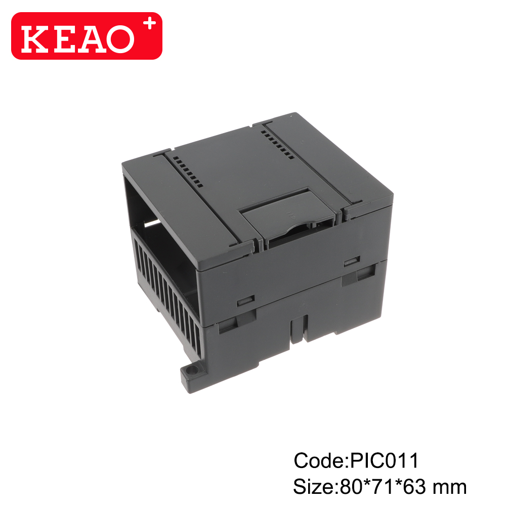 IP 54 water proof V0 materials new design Relay housing PLC din rail junction box PIC011 88*71*63mm