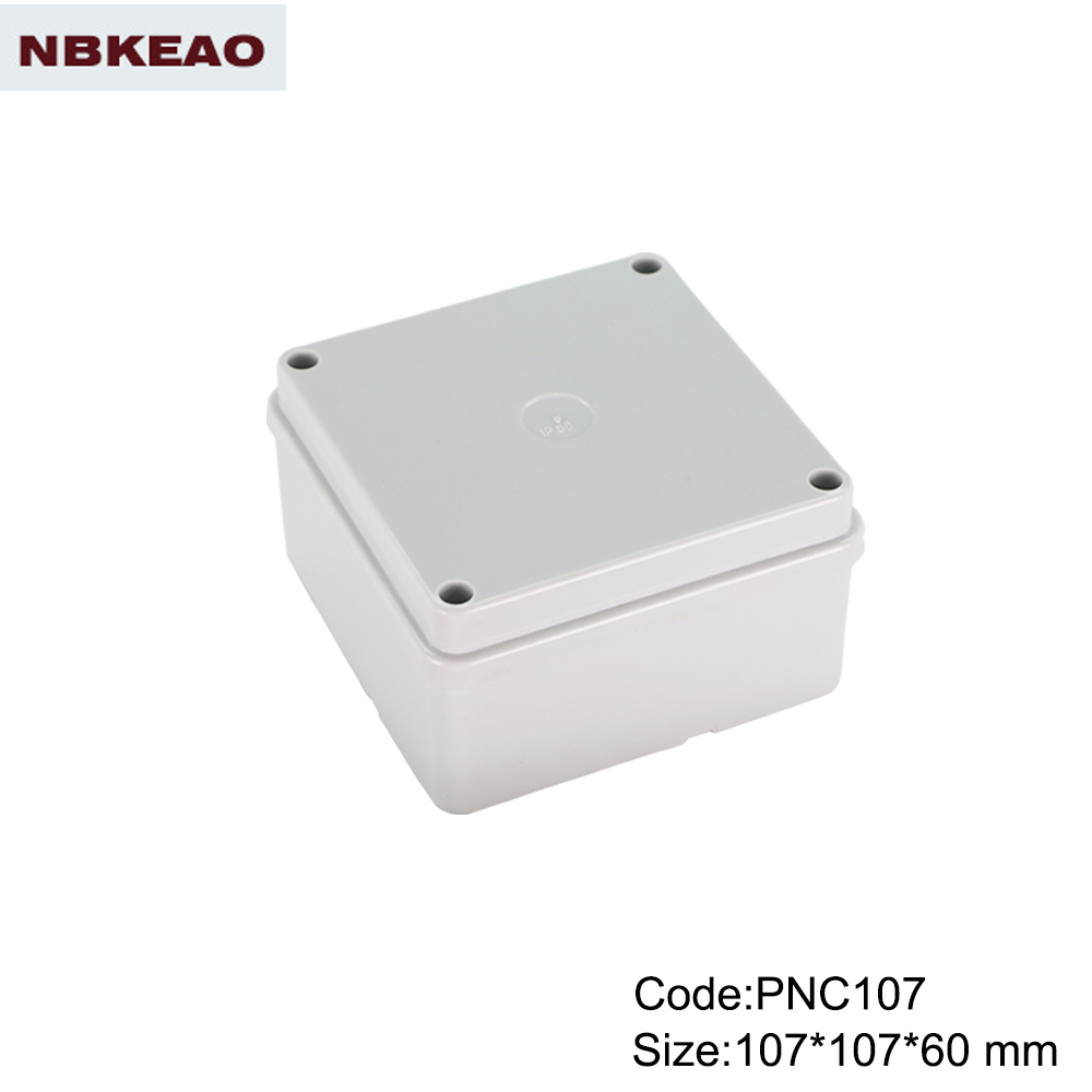 abs waterproof junction box waterproof cable junction box PWP107 with size 107*107*60mm