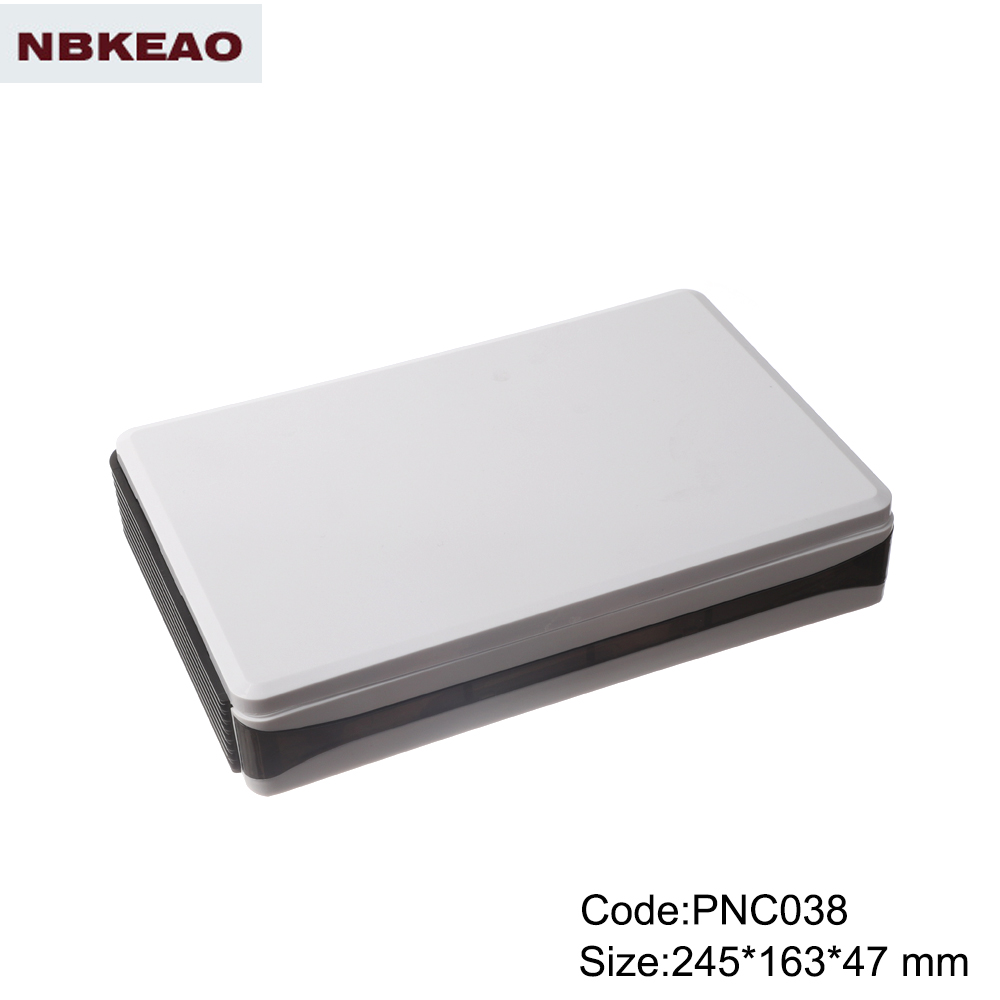 wifi modern networking abs plastic enclosure Custom Network Enclosures PNC038 with size 245*163*47mm