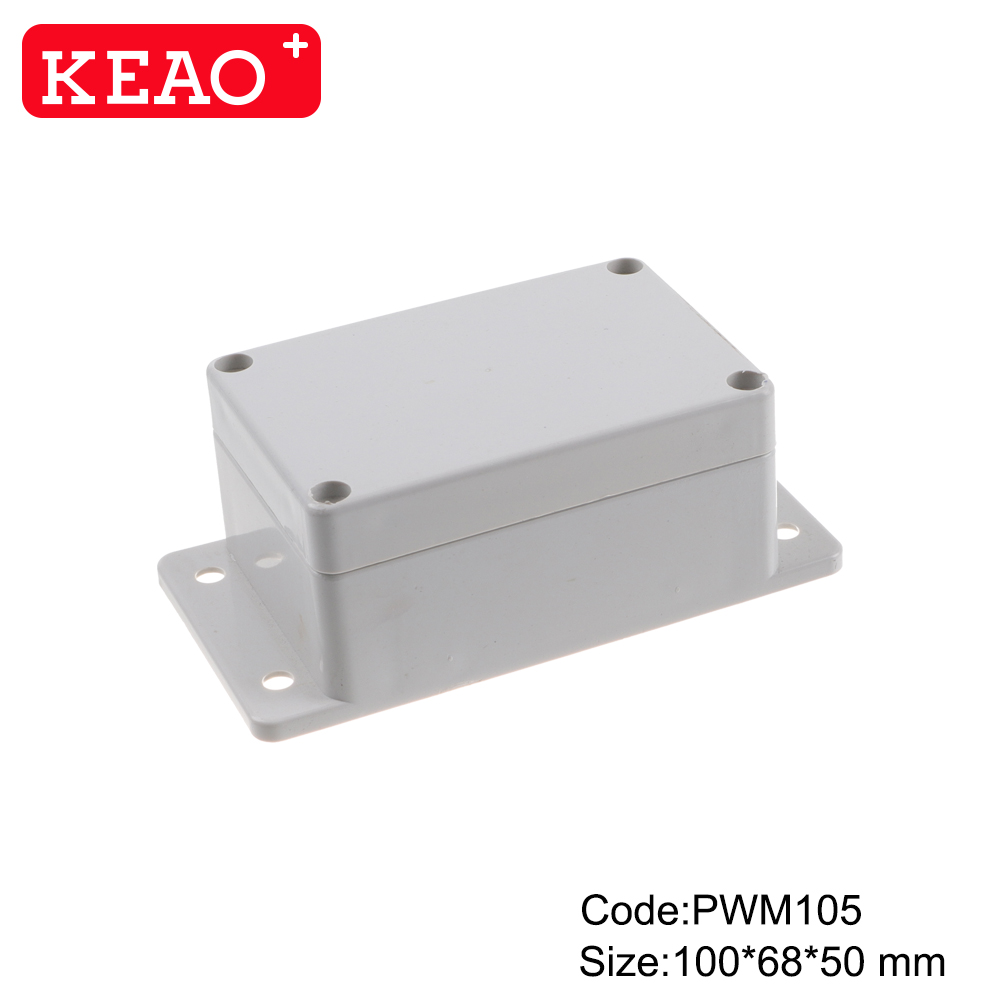 junction box with terminals ip65 plastic waterproof enclosure wall mount enclosure PWM105 100*68*50