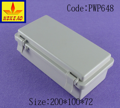 waterproof plastic enclosure waterproof led light enclosure electronic enclosure PWP648 200*100*72mm