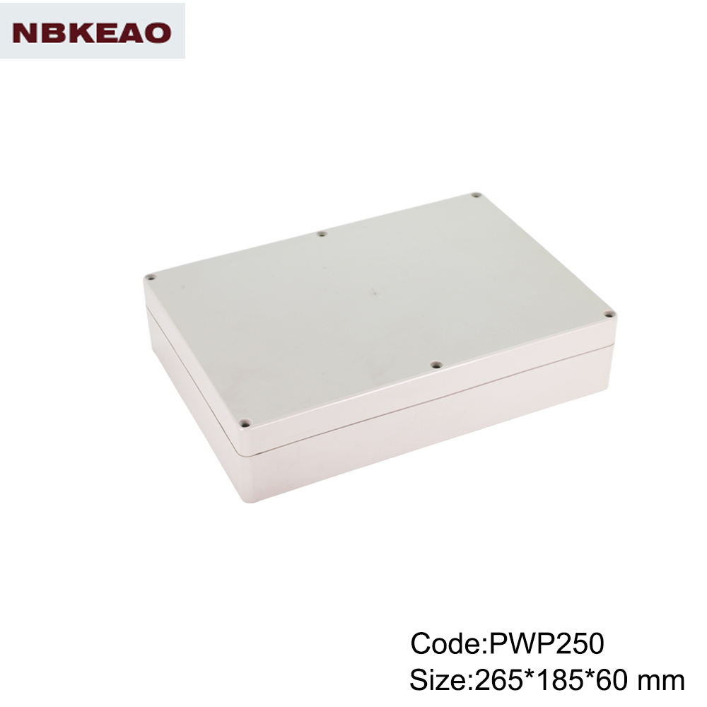 ip65 waterproof enclosure plastic plastic enclosure for electronics  PWP250 with size 265*185*60mm