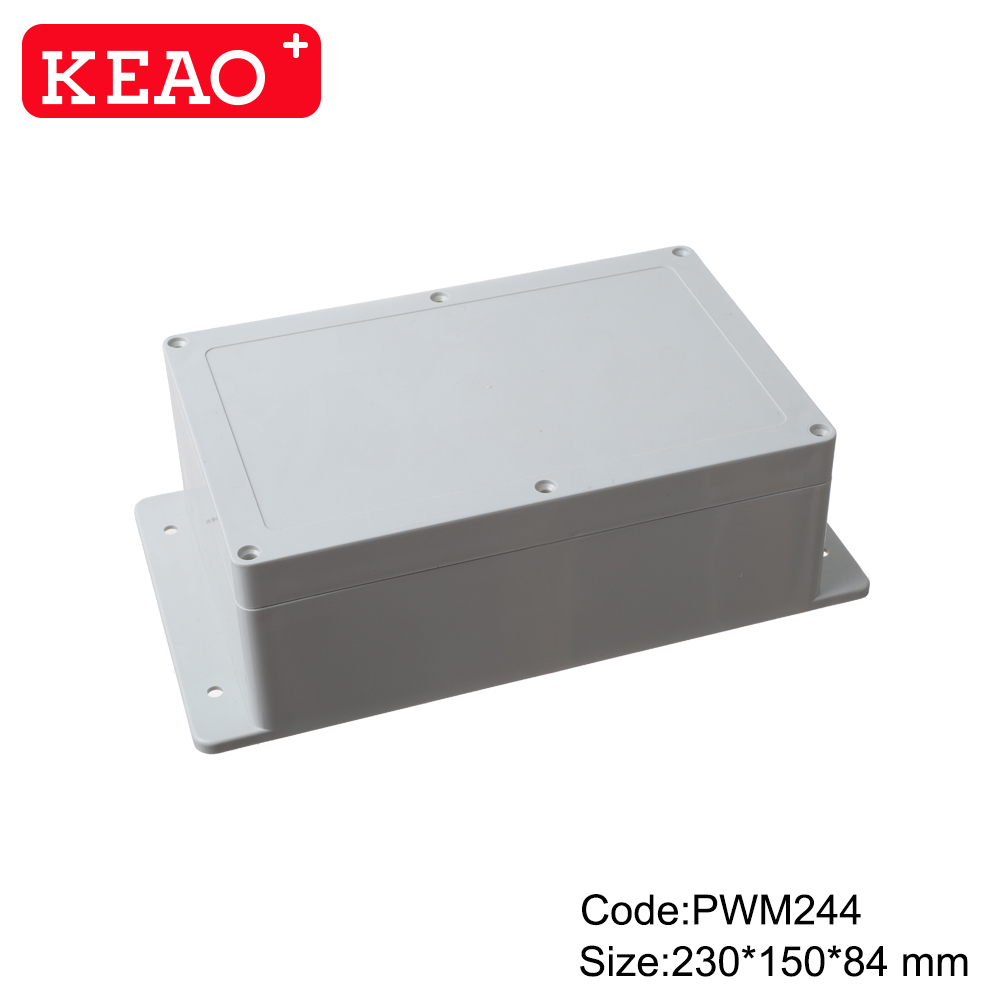 weatherproof enclosure plastic electronic enclosure wall mounting enclosure box PWM244 230*50*84mm
