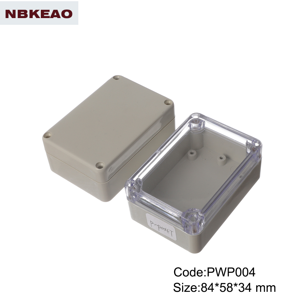 waterproof junction box ip65 plastic waterproof enclosure enclosure box plastic PWP004 84*58*34mm