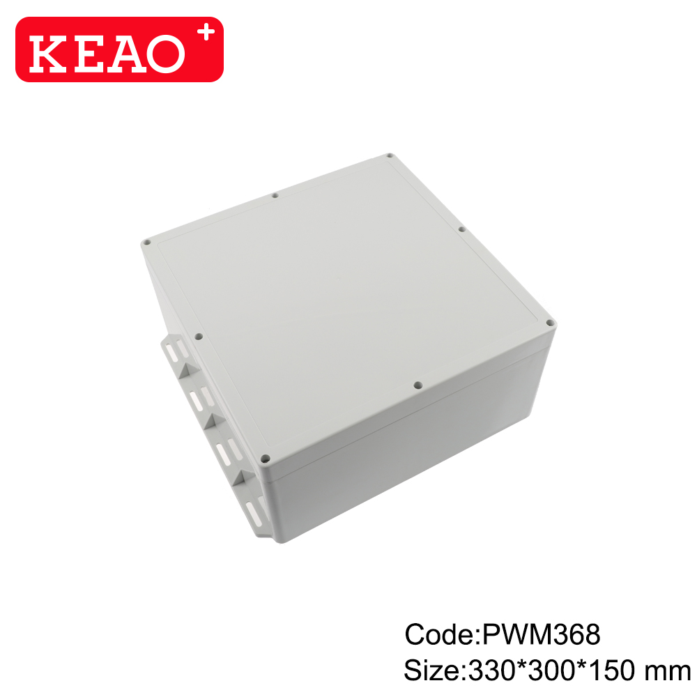 plastic junction box Wall-mounting Enclosure ip65 waterproof enclosure PWM368 with size330*300*150mm