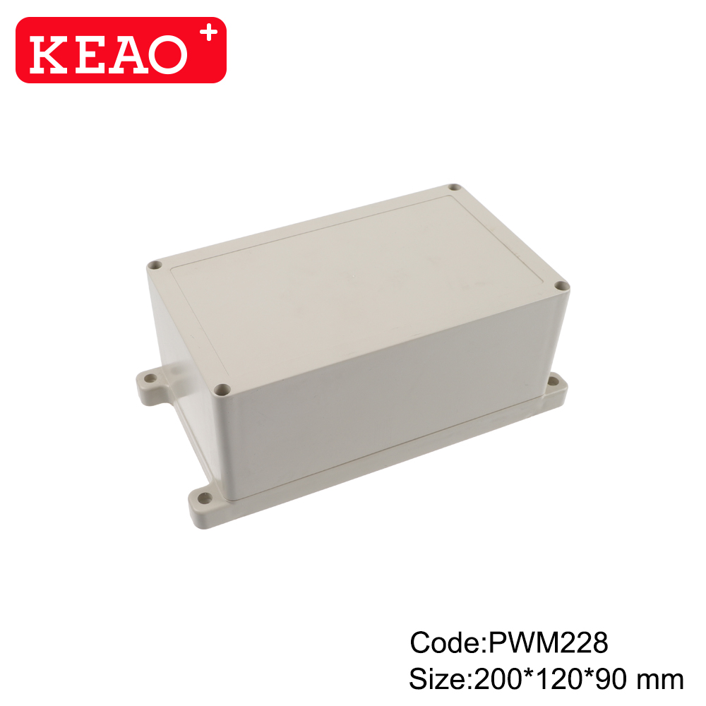 electronic plastic enclosures ip65 waterproof enclosure plastic Wall-mounting Case PWM228 200*120*90