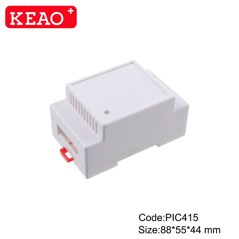 IP54 Manufacture din rail housing ABS Plastic case Electronic PIC415 with size 88*55*44mm