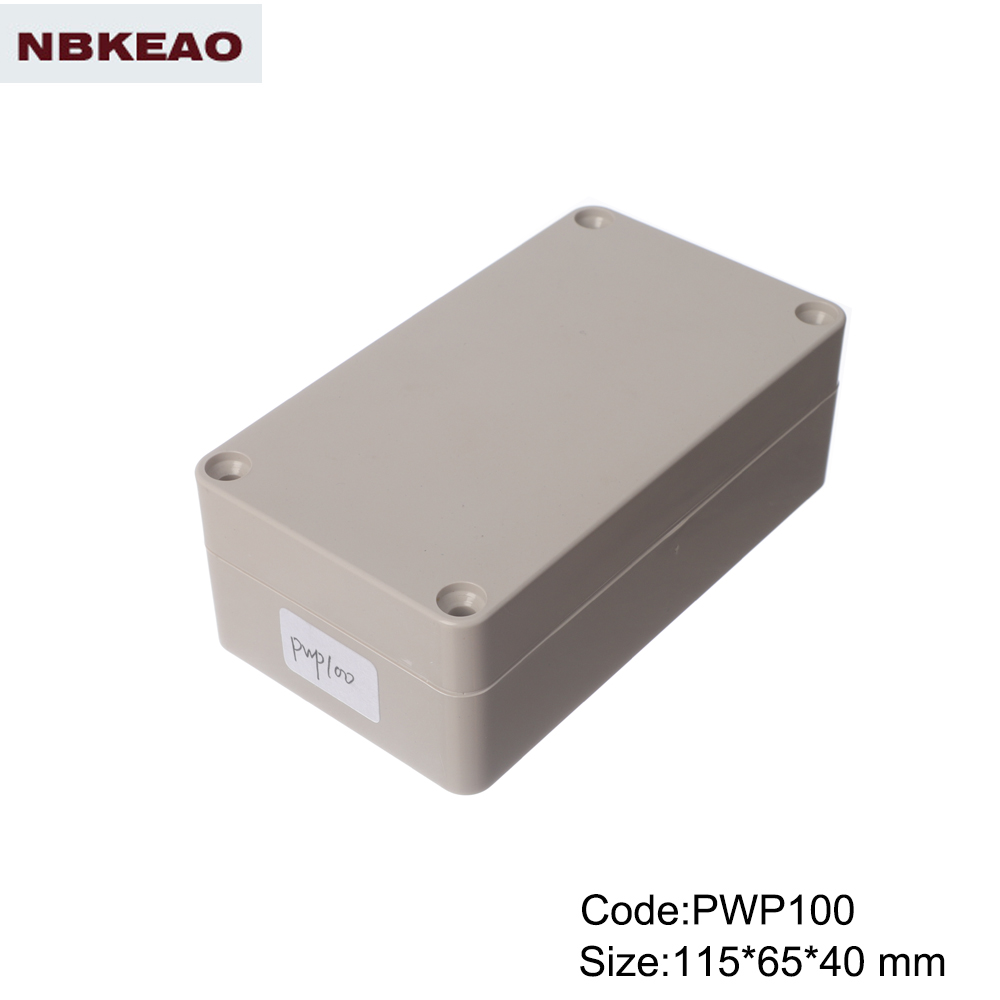ip65 waterproof enclosure plastic outdoor electronics enclosure  PWP100 with size 115*65*40mm