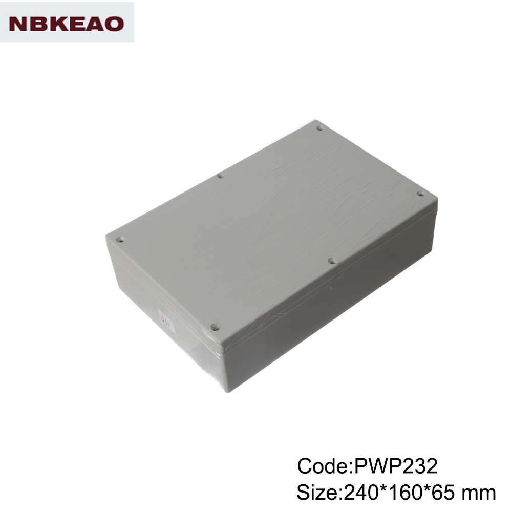 abs box plastic enclosure electronics ip65 waterproof enclosure plastic PWP232 with size240*160*65mm