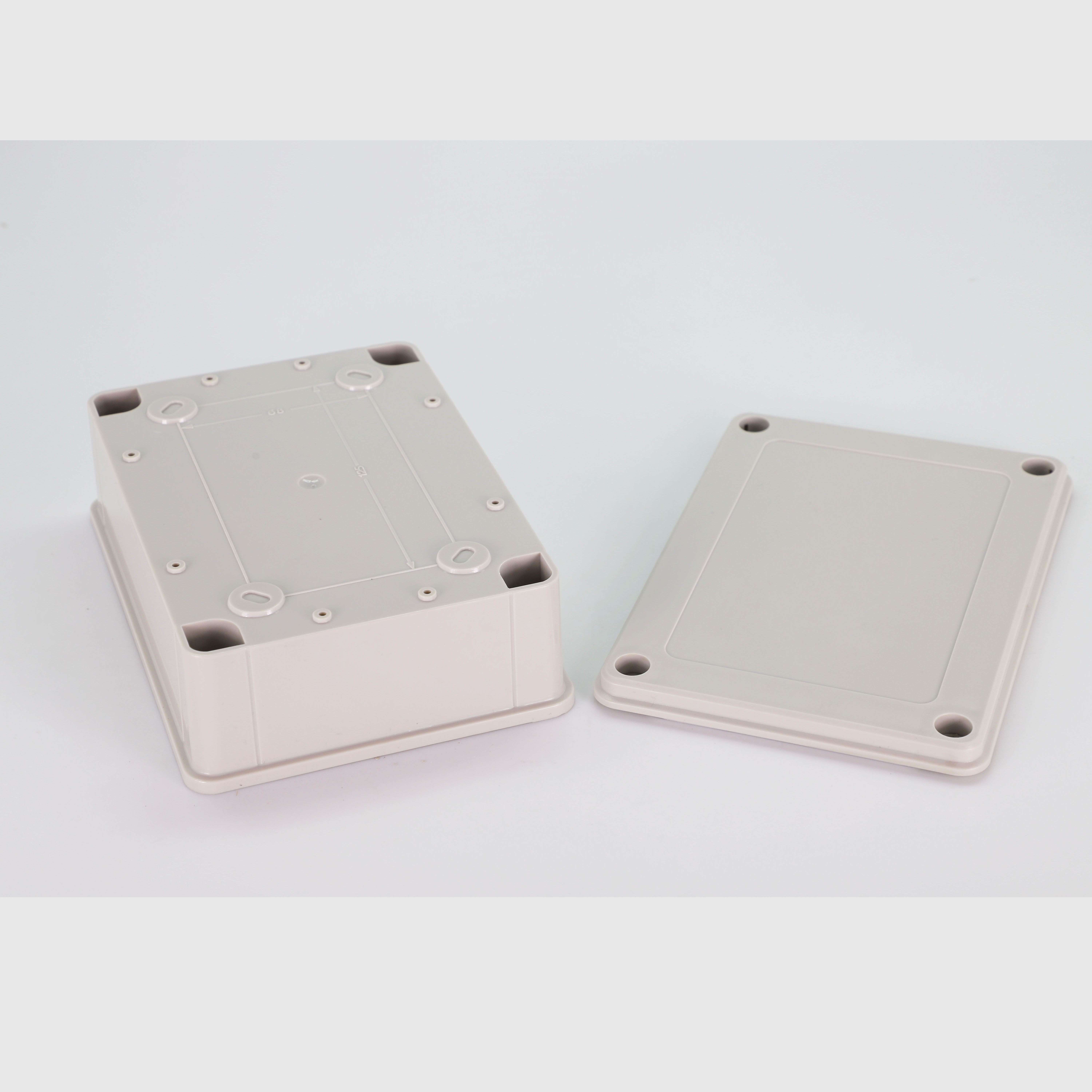 IP65 plastic waterproof enclosures with solid lid PWP163 outdoor enclosure waterproof 120*120*90mm