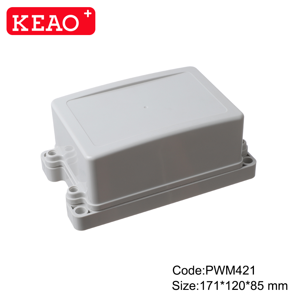 ip65 waterproof enclosure plastic Wall-mounting Enclosure junction box PWM421 with size 171*120*85mm