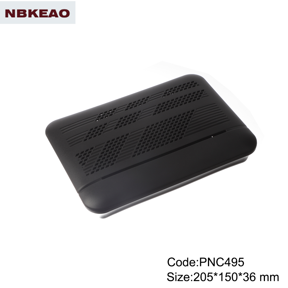 electronic plastic enclosures wifi router shell enclosure Custom Network EnclosuresPNC495 205*150*36