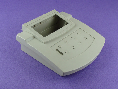 Custom ABS Plastic Electronic Enclosures Plastic Desktop box Desk Top Cabinet PDT260    204*210*75mm