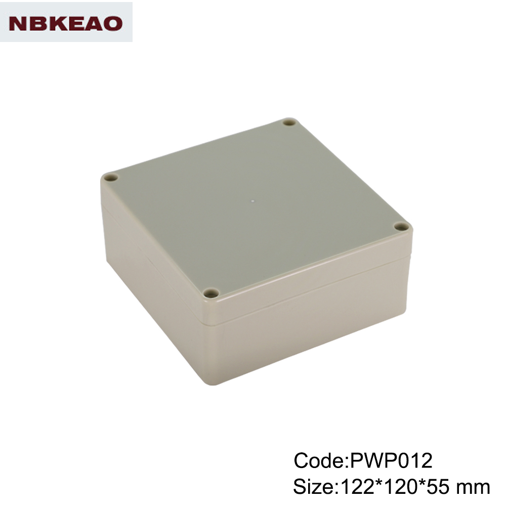 abs box plastic enclosure electronics outdoor enclosure waterproof PWP012 with size 122*120*55mm