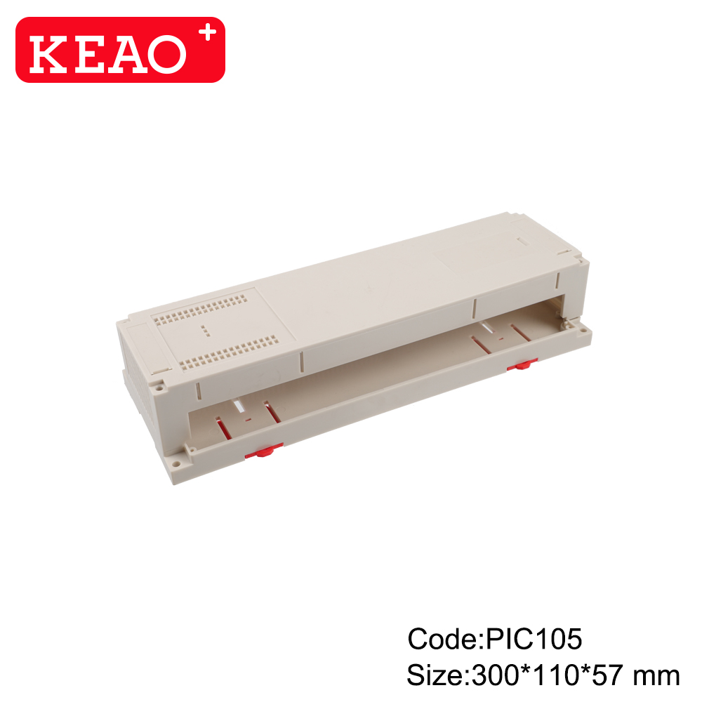 High quality PLC diy case rail din enclosures Plastic box din rail switch enclosure PIC105