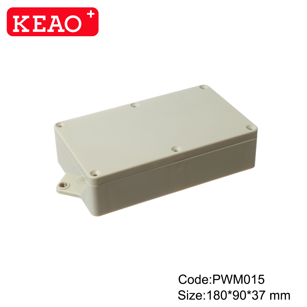 wall mounting plastic enclosure electric box waterproof plastic enclosure PWM015 with  180*90*37mm