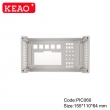 ABS Plastic Din Rail Controller Box OEM Custom electronic Enclosure PIC060 with size 155*110*64mm