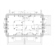 amplifier aluminium enclosure outdoor power amplifier amplifier aluminium enclosure AOA030 255x145x9