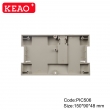 Plastic Enclosure Box for Electrical PIC506 with150*90*48mm Distribution Box Din Rail Type Enclosure