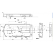 router plastic enclosure abs enclosures for router manufacture like takachi PNC420 with 66*28*12mm