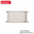 electronic plastic enclosures ip65 waterproof enclosure plastic Wall-mounting Case PWM228 200*120*90