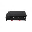 Hot selling plastic din rail plc enclosure shell with terminal blocks PIC088 with size 196*96*63mm