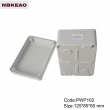 plastic box electronic enclosure ip65 waterproof enclosure plastic PWP102 with size 125*85*60mm