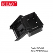Manufacture din rail housing ABS Plastic case Electronic with size PIC490 with size 75*90*75mm