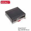 Din rail plastic enclosure electronic junction housing pcb case control box PIC037 with 108*98*38mm