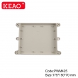 ip65 waterproof enclosure plastic wall mount enclosure outdoor electric enclosure PWM425 15*150*70mm