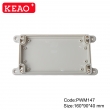 waterproof electronics enclosure ip65 plastic waterproof enclosure wall enclosure PWM147 160*90*40mm