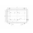 aluminum enclosure waterproof aluminum enclosure for electronics aluminium box for pcb AOA010 IP67
