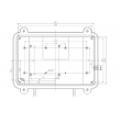 China Catv Enclosure Suppliers and Companies china-enclosures  wire box AOA045 with size213x134x96mm